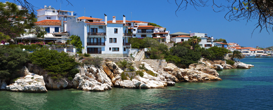 Skiathos View From Sea